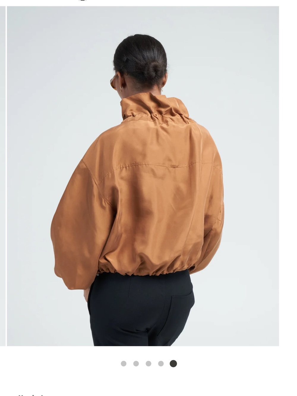 Ulla Johnson Kamara Blouse in Chestnut - Picture 5 of 9